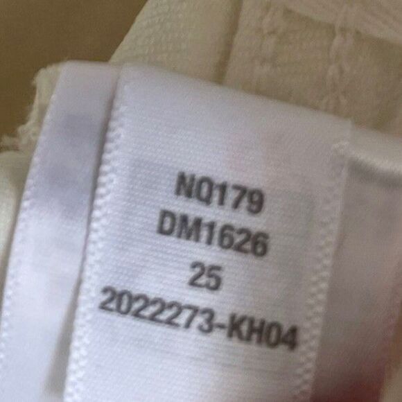 MADEWELL Jeans Women 25 The '90s Straight Crop Ivory NEW Raw Hem NQ179 - Picture 13 of 13